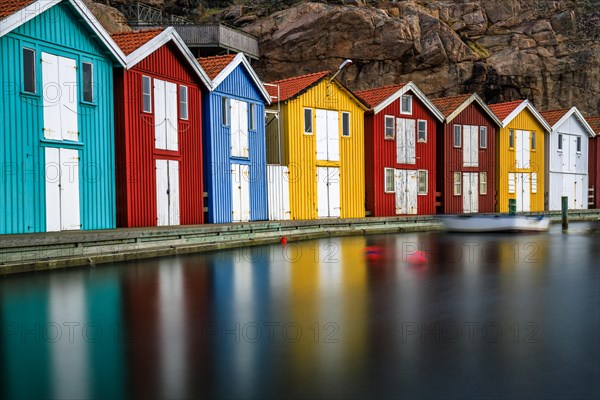 Small colourful fishermens houses