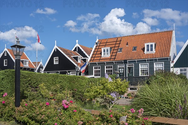 Characteristic village scene in Kerkbuurt Street