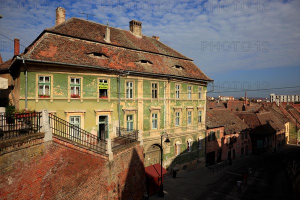 Old Saxon house in need of renovation in the old town of Sibiu