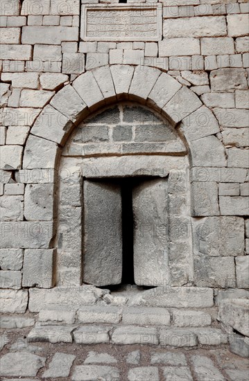 Stone door at Qasr al Azraq