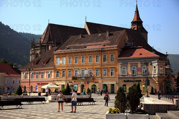 In the old town on Piata Sfatului Square