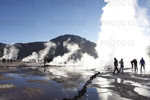 Steam fountains