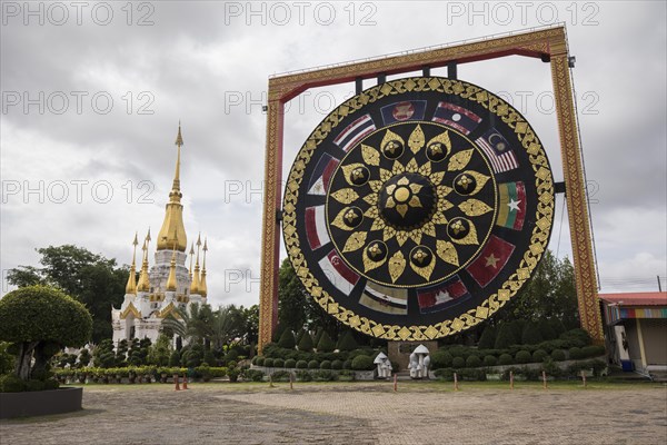 Temple Wat Tham Khuha Sawan near Mekong River