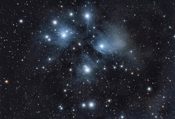 Pleiades with Reflection Nebula