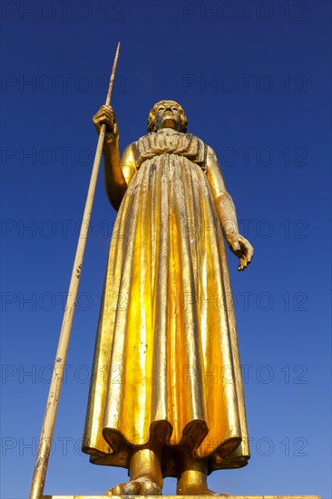 Gilded Greek Goddess of the Arts Pallas Athena by Johannes Knubel 1926