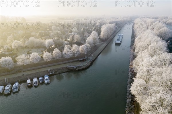 Aerial view Rhine-Herne Canal