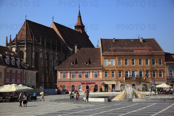 In the old town on Piata Sfatului Square