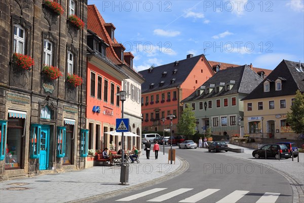 At the market place in Lichtenfels