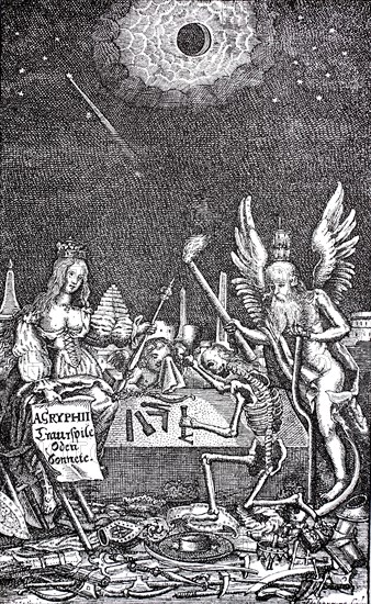 Facsimile of the title copper of Andreae Gryphii