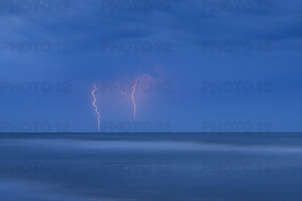 Thunderstorm over the Baltic Sea on Usedom