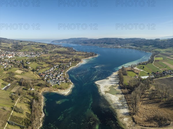 The outflowing Lake Constance