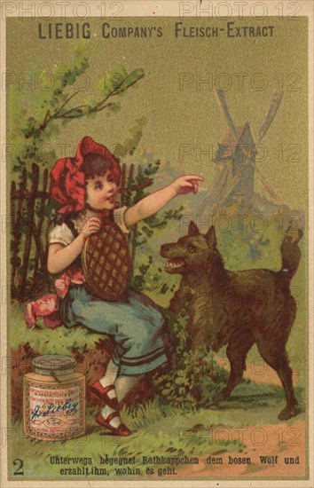 Picture series fairy tale Little Red Riding Hood