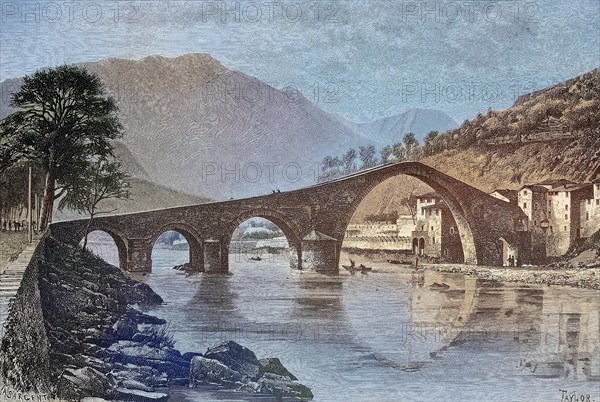 The Bridge della Maddalena or del Diavolo