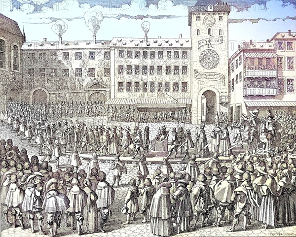 Coronation of Emperor Matthias in Frankfurt