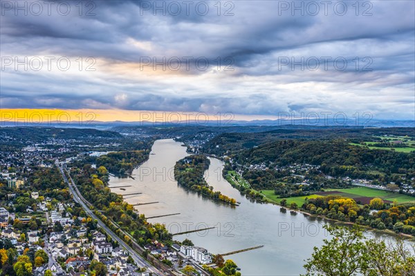 View of the Rhine from Drachenfels