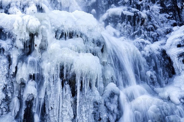 Icy Radau waterfall