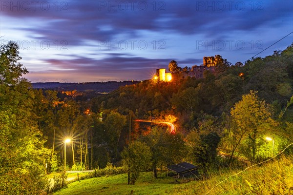 Blankenberg Castle at Blue Hour