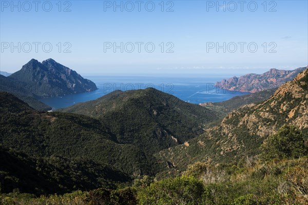 Rocky coast and red rocks