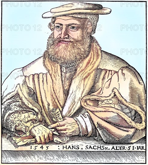 Hans Sachs aged 51