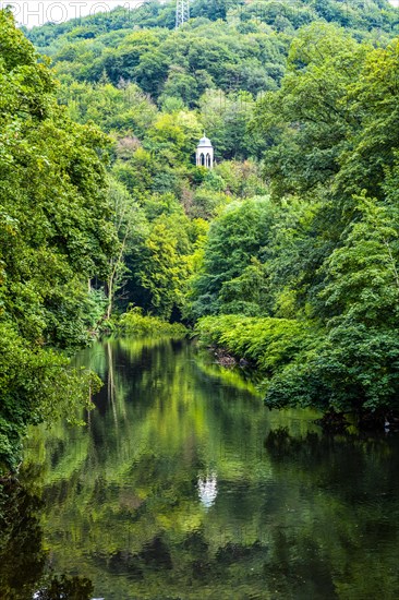 Muengsten Diederich Temple on the River Wupper