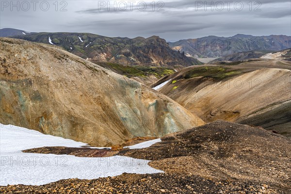 Colourful Rhyolite Mountains