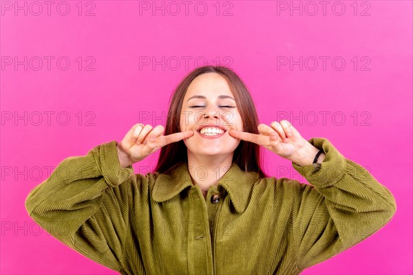 Close up portrait of young woman
