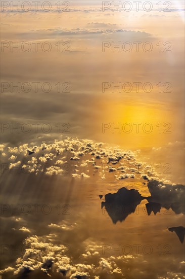 Clouds and sea