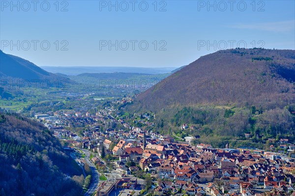 View from Michelskaeppele over Bad Urach