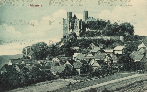 Hanstein Castle in Thuringia
