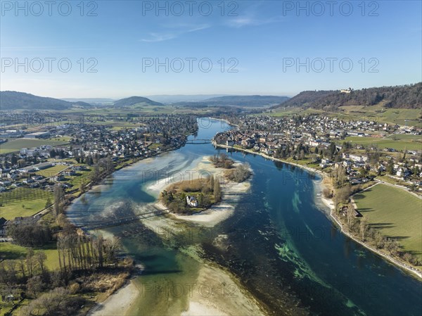 The outflowing Lake Constance