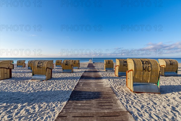 Beach chairs on the south beach
