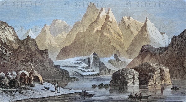 Landscape at the Strait of Magellan