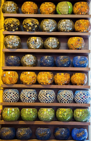 Colorful Ottoman style Mosaic lamps