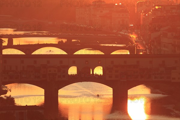 Ponte Veccio in the sunset