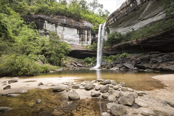 Kaeng Kalau Waterfall in Phu Chong Na Yoi National Park