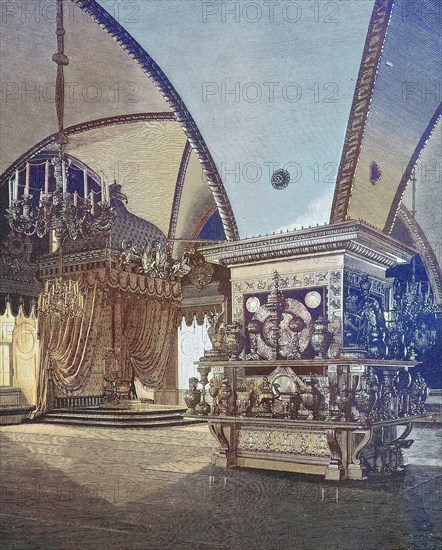 The Banqueting Hall in the Facetted Palace of the Kremlin in Moscow