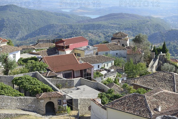 View from the fortress over the roofs of the old town