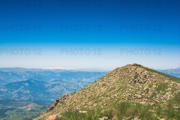 View of mountains in the highlands of Artvin in Turkey