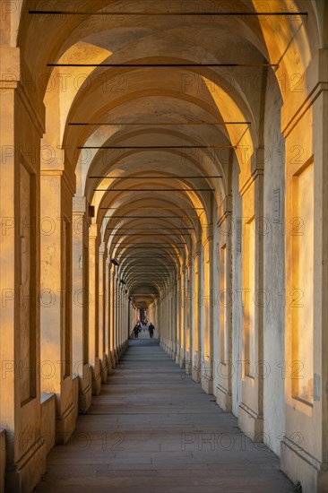 Portico at sunset