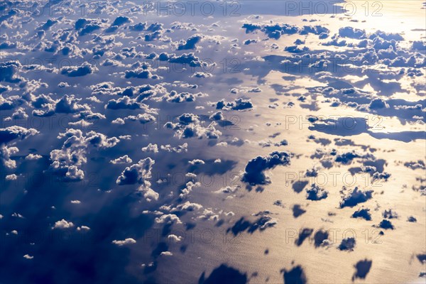 Clouds and sea and islands