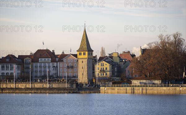 Lions pier and Mangturm in the evening light