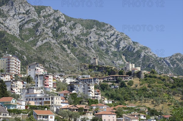 View of the village with its fortress