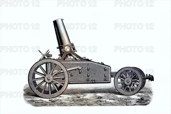 The 21 cm mortar 18 is a howitzer