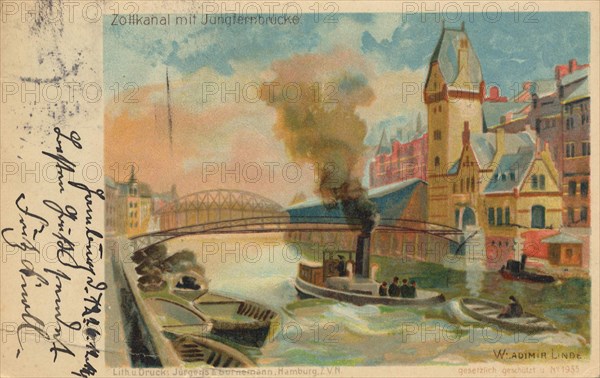 Zollkanal with Jungfernbruecke