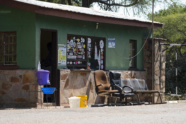 Administration building at the entrance of the National Park