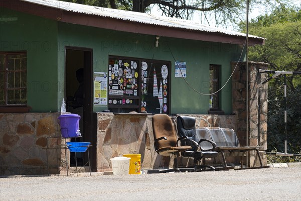 Administration building at the entrance of the National Park