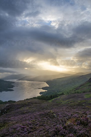 View over Loch Katrine from Ben Aan