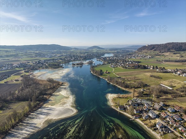 The outflowing Lake Constance