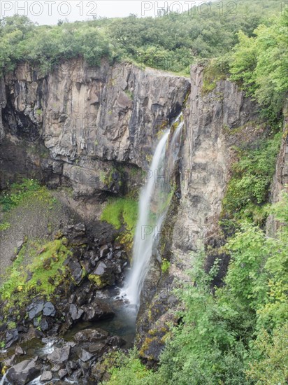 Hundafoss Waterfall