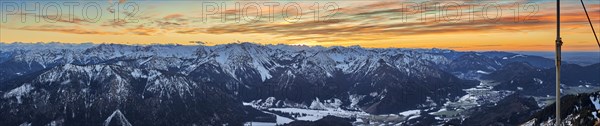 Sunset from Wendelstein